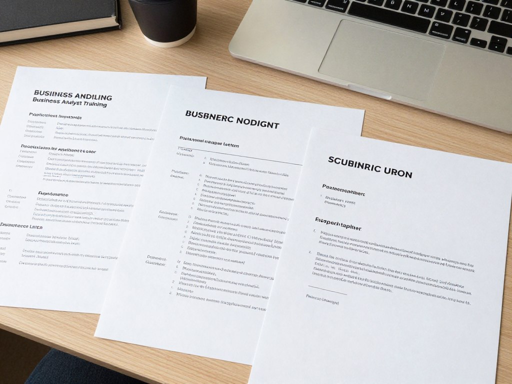 Business analysis course application requirements checklist
