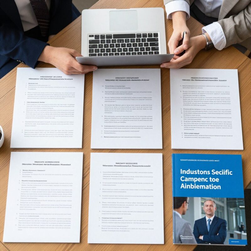 Industry-specific interview coaching materials