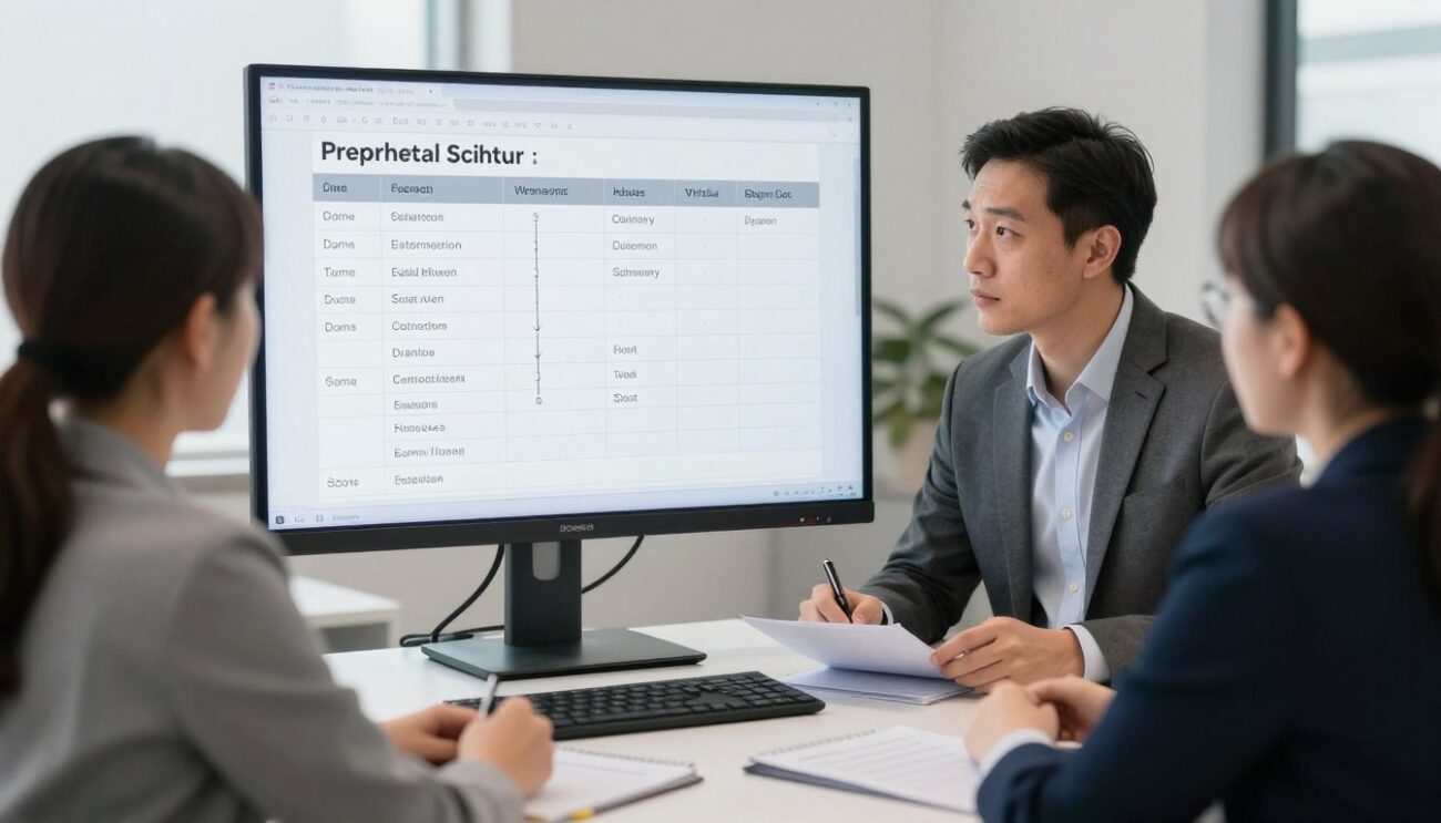 Structured interview preparation schedule with coach